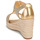Schoenen Dames Sandalen / Open schoenen MICHAEL Michael Kors BERKLEY MID WEDGE Goud
