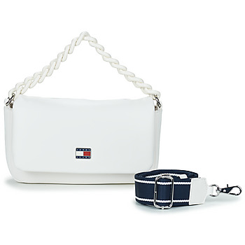 Tommy Jeans TJW CITY-WIDE FLAP CROSSOVER Wit