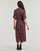 Textiel Dames Lange jurken Desigual VEST_CANDELA Zwart / Rood