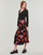 Textiel Dames Lange jurken Desigual VEST_MENPHIS Zwart / Rood