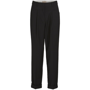 Textiel Dames Broeken / Pantalons Vila Sarina Trousers - Black Zwart