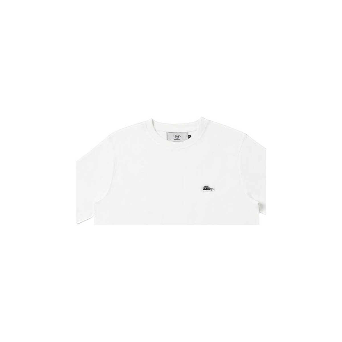 Textiel Heren T-shirts & Polo’s Sanjo T-Shirt Patch Classic - White Wit