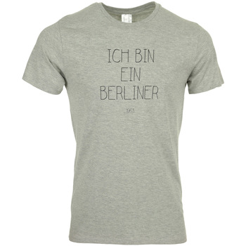 Textiel Heren T-shirts korte mouwen Civissum I Bin Ein Berliner Grijs