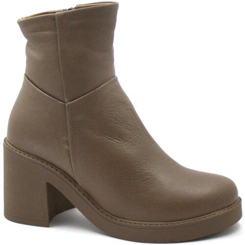 Schoenen Dames Enkellaarzen Bueno Shoes BUE-I23-WZ7100-MA Brown