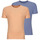 Textiel Heren T-shirts korte mouwen Kaporal RIFT Blauw / Orange