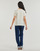 Textiel Dames T-shirts korte mouwen New Balance SMALL LOGO T-SHIRT Beige