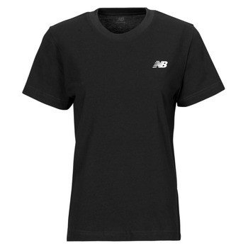 Textiel Dames T-shirts korte mouwen New Balance SMALL LOGO T-SHIRT Zwart