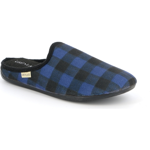 Schoenen Heren Leren slippers Grunland DSG-CI2549 Blauw