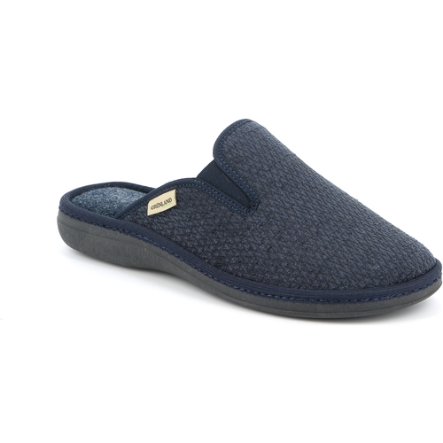 Schoenen Heren Leren slippers Grunland DSG-CI3150 Blauw