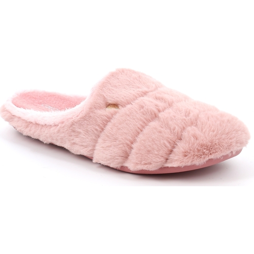 Schoenen Dames Leren slippers Grunland DSG-CI2662 Roze