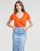 Textiel Dames T-shirts korte mouwen Les Petites Bombes BRUNIDLE Orange