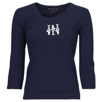 Textiel Dames T-shirts met lange mouwen Armor Lux T-SHIRT-MANCHES3/4-NWJ Lavande
