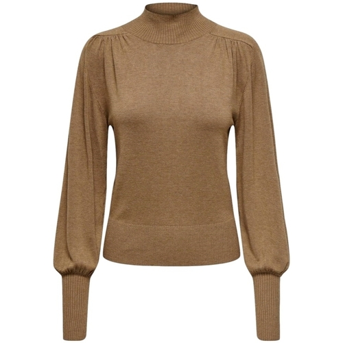 Textiel Dames Truien Only Julia Life L/S Knit - Toasted Coconut Brown