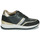 Schoenen Dames Lage sneakers Geox D DESYA Zwart / Zilver / Goud