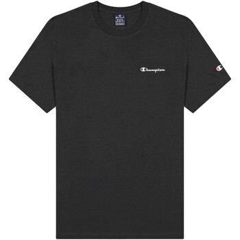 Textiel T-shirts & Polo’s Champion Crewneck T-Shirt Zwart