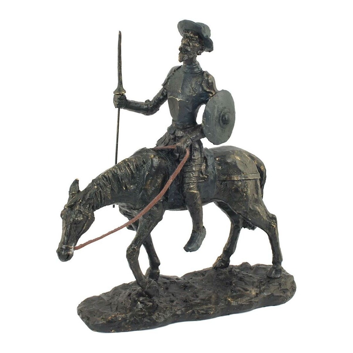 Wonen Beeldjes Signes Grimalt Figuur Don Quijote Paard Zwart