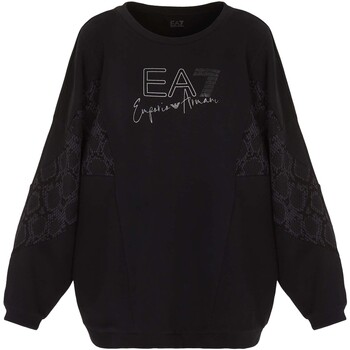 Textiel Dames Fleece Emporio Armani EA7 Sweatshirt Zwart