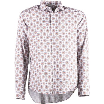 Textiel Heren Overhemden lange mouwen Sl56 Camicia Colletto Cotone Roze
