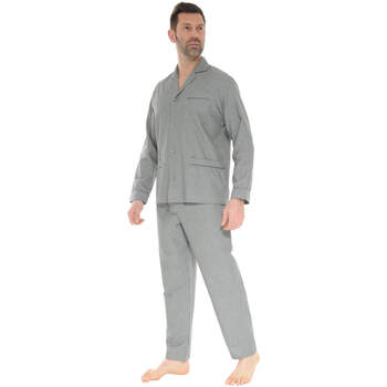Textiel Heren Pyjama's / nachthemden Pilus BASTIAN Grijs