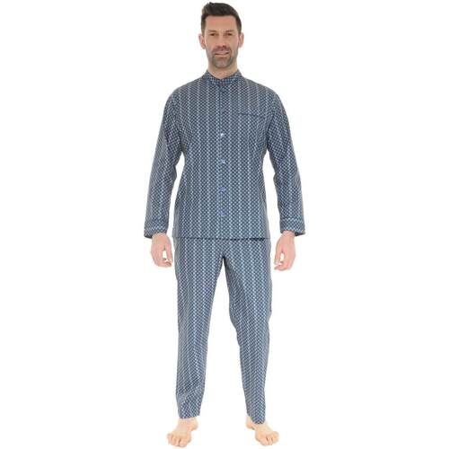 Textiel Heren Pyjama's / nachthemden Pilus BOSCO Blauw