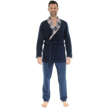Textiel Heren Pyjama's / nachthemden Christian Cane DAVY Blauw