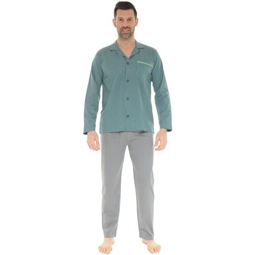 Textiel Heren Pyjama's / nachthemden Christian Cane DELMONT Grijs