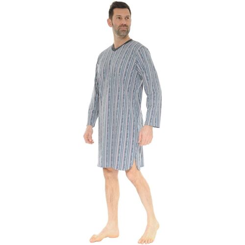Textiel Heren Pyjama's / nachthemden Christian Cane DAUBIAS Grijs
