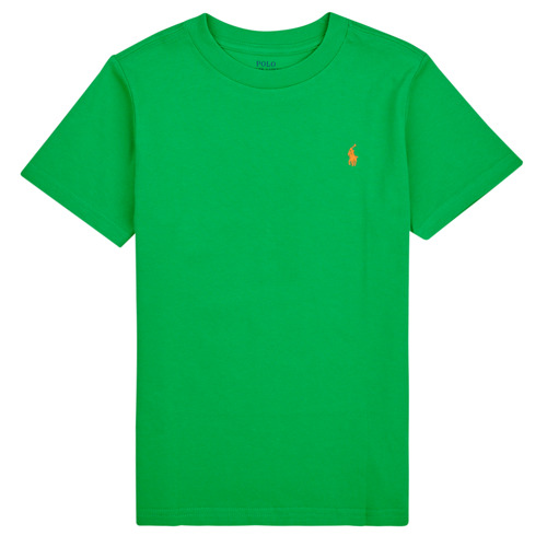 Textiel Kinderen T-shirts korte mouwen Polo Ralph Lauren SS CN-TOPS-T-SHIRT Groen