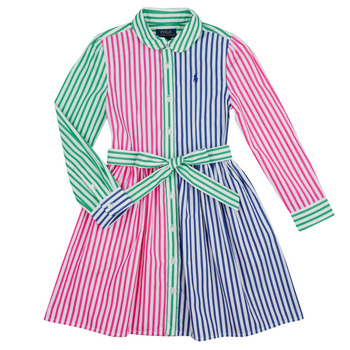 Textiel Meisjes Korte jurken Polo Ralph Lauren JNMLTFNSDRSS-DRESSES-DAY DRESS Multicolour