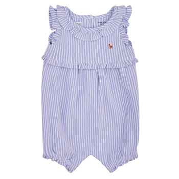 Textiel Meisjes Jumpsuites / Tuinbroeken Polo Ralph Lauren YDOXMSHBBL-ONE PIECE-SHORTALL Blauw / Harbor / Island / Blauw / Multi