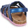 Schoenen Meisjes Sandalen / Open schoenen Geox B SANDAL CHALKI GIRL Blauw / Roze
