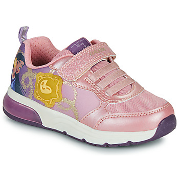 Schoenen Meisjes Lage sneakers Geox J SPACECLUB GIRL Roze / Violet