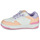 Schoenen Meisjes Lage sneakers Geox J WASHIBA GIRL Wit / Orange / Violet