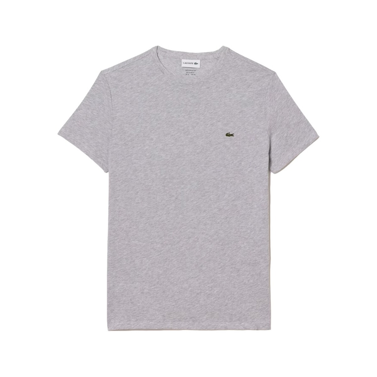 Textiel Heren T-shirts & Polo’s Lacoste Regular Fit T-Shirt - Gris Chine Grijs