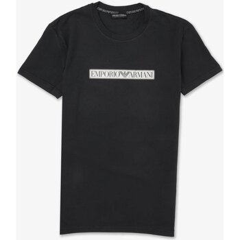 Textiel Heren T-shirts korte mouwen Emporio Armani 111035 3F517 Zwart