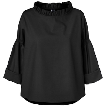 Textiel Dames Tops / Blousjes Wendy Trendy Top 221640 - Black Zwart