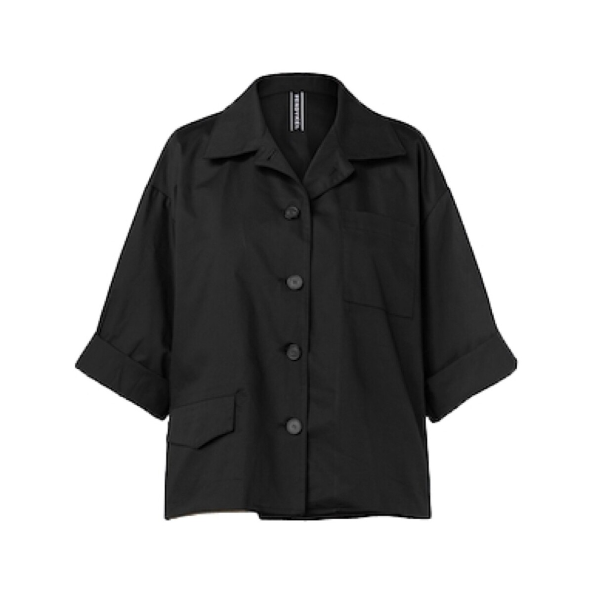 Textiel Dames Mantel jassen Wendy Trendy Jacket 221210 - Black Zwart