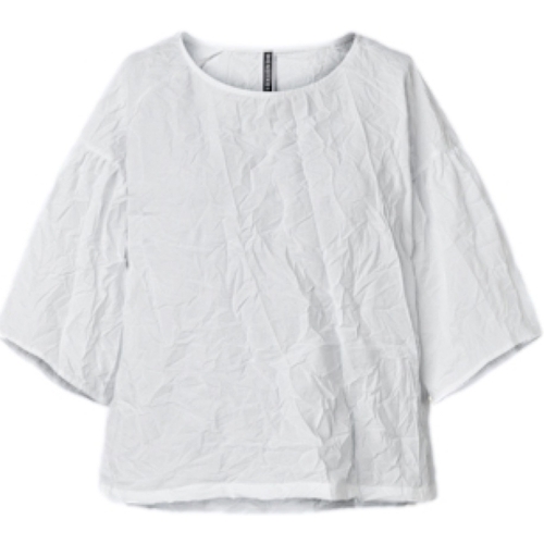 Textiel Dames Tops / Blousjes Wendy Trendy Top 221624 - White Wit