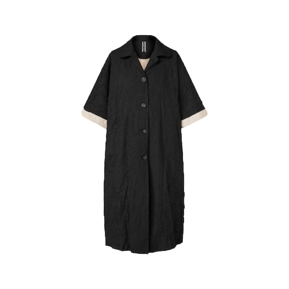 Textiel Dames Mantel jassen Wendy Trendy Jacket 221668 - Black Zwart
