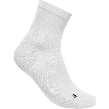 Ondergoed Sportsokken Bauerfeind Run Ultralight Mid Cut Socks, Men Wit
