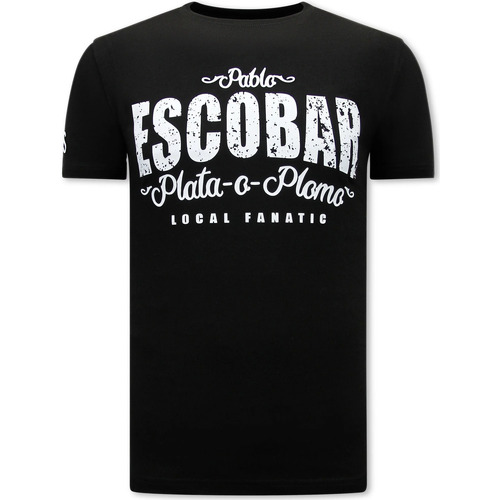 Textiel Heren T-shirts korte mouwen Local Fanatic Escobar Pablo Zwart