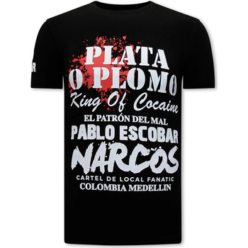 Textiel Heren T-shirts korte mouwen Local Fanatic Plato Plomo Zwart