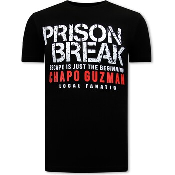 Local Fanatic Chapo Guzman Prison Break Zwart