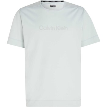 Textiel Heren T-shirts & Polo’s Calvin Klein Jeans Wo - Ss Tee Groen