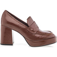 Schoenen Dames Mocassins Vinyl Shoes Loafers / boot schoen vrouw bruin Brown