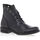 Schoenen Dames Enkellaarzen Diabolo Studio Boots / laarzen vrouw zwart Zwart