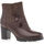 Schoenen Dames Enkellaarzen Color Block Boots / laarzen vrouw bruin Brown