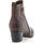 Schoenen Dames Enkellaarzen Color Block Boots / laarzen vrouw bruin Brown