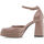 Schoenen Dames pumps Vinyl Shoes Vrouw bruin Brown