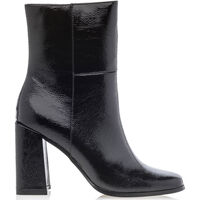 Schoenen Dames Enkellaarzen Vinyl Shoes Boots / laarzen vrouw zwart Zwart